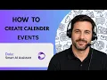 How to Create Calendar Events in Dola AI Full Guide 2026