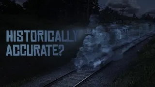 how historically accurate is the ghost train in red dead redemption 2