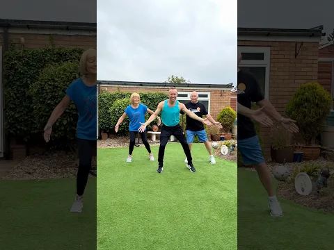 Surreal moments - dancing with @thedanwhiston in our garden to APT #dance #shorts #apt