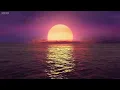 Purple Sunset: Ocean Sounds & Relaxing Sleep Music