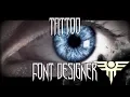 The world s most unreal tattoo font collection