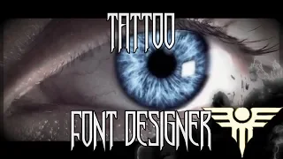 The world s most unreal tattoo font collection