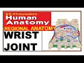 Chp10 WRIST JOINT Upper Limb Joints BD Chaurasia Regional Anatomy Dr Asif Lectures