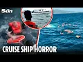 40ft catamaran SINKS leaving passengers floating at sea in Caribbean cruise ship horror