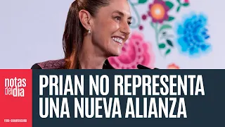 “Fíjense los cuadros del PAN; recurren a Fox. Recambio generacional”, ríe Sheinbaum