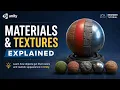 Materials vs Textures in Unity Explained Complete Beginner Guide 2026