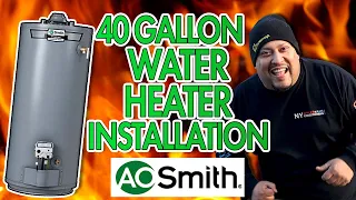 40 GALLON WATER HEATER INSTALLATION