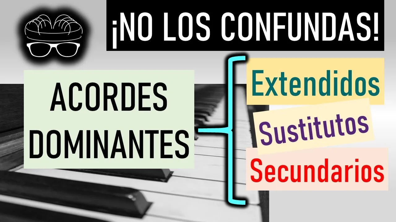 Acordes DOMINANTES Extendidos 🌟Secundarios 🌟 Sustitutos - Te Explico Todos