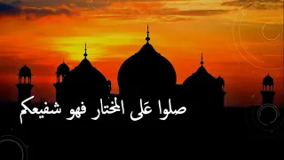 النبي المجتبى صلوا على المختار فهو شفيعكم اداء صوتي محمد ماهر 