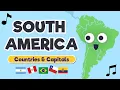 Learn South America Countries Capitals Song for Kids