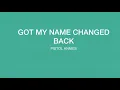 Got my name changed back-Pistol Annies (lyrics)