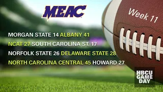 HBCU Scoreboard Week 11