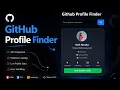 GitHub Profile Finder Project JavaScript OOP Project with API Full Tutorial