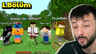 Minecraft Survival BAŞLADI!  İlk Bölümden ELİTRA 😁