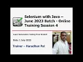 Selenium WebDriver with Java - Online Automation Testing Training