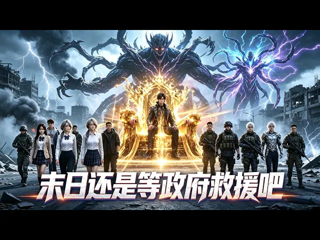 AI漫劇 ㄍ末日还是等政府救援吧》全球民众意外一同进入危机遍布的末世随处可见危险变异生物众人身陷险境满心惶恐对生存充满迷