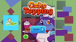 Learning with Cake Topping Game Kids Gameplay Preschool Game Mama Gaming - Kidz Gaming