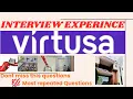 Virtusa Software Developer and Tester Interview Questions and Tips More chances of selection
