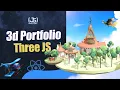 Build and Deploy an Amazing 3D Developer Portfolio in React with Three js