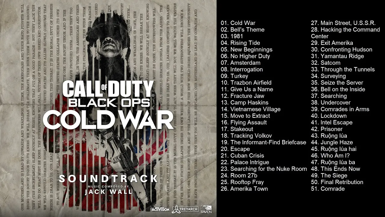 Call of Duty: Black Ops Cold War (Official Game Soundtrack) | Full Album