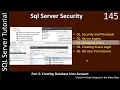 Security Objects Part 3 - Creating Database User SSMS TSQL Tutorial