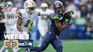 New Orleans Saints vs Seattle Seahawks Game Highlights 2025 NFL Season Week 3