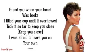 Halsey WITHOUT ME Lyrics 
