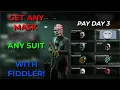 WORKING GET MODDED MASKS GLOVES AND SUITS IN PAYDAY 3 USING FIDDLER