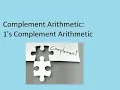 One s Complement Arithmetic