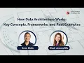 How Data Architecture Works Key Concepts Frameworks and Real Examples