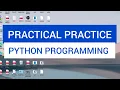 Practical Practice - Python Programming for Class 8