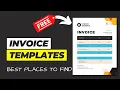 5 Best Places to Find Invoice Templates For Free Where To Find Free Invoice Templates