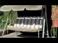 Patio Swing Cushions Seat Support and Canopy Fabric Replacement