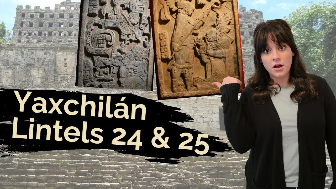 Maya Bloodletting Rituals: Lintels 24 & 25 from Structure 23, Yaxchilan