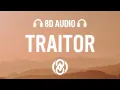 Download Lagu Olivia Rodrigo - traitor (Lyrics) | 8D Audio 🎧