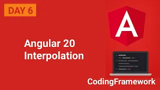 Angular 20 Tutorial Day 6 Interpolation Explained with Examples