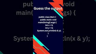 Bitwise AND operator in java