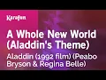 Download Lagu A Whole New World - Aladdin | Karaoke Version | KaraFun