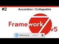 02 - Accordion Collapsible Components Core API