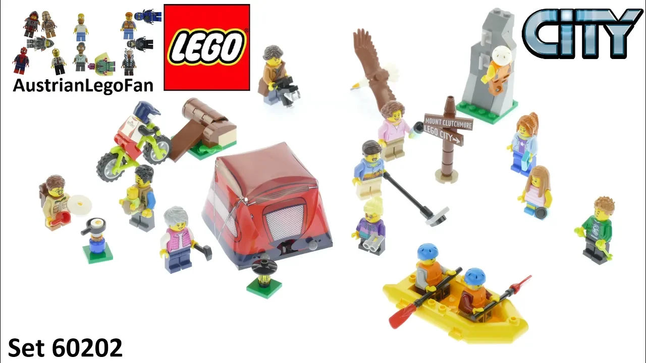 Lego City Fun in the Park - City People Pack Unboxing, Build, Review #60134
