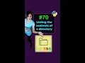 Listing the Contents of a Directory in Python