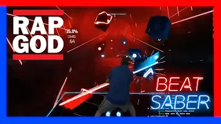 Download Eminem - Rap God - I'm beginning to feel like a Sith Lord! Beat Saber Darth Maul style MP3