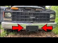 OBS Chevy license plate bracket install 1988 - 1998