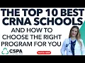 The Top 10 Best CRNA Schools How To Choose The Right CRNA Program For You