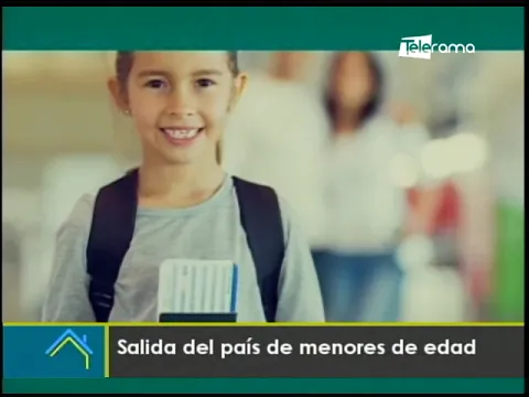 Salida del país de menores de edad
