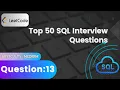 Managers with atleast 5 Direct Reports - Problem 13 Top 50 LeetCode SQL Interview Questions