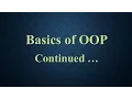 Lesson 2 - Basics of OOP