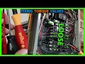 Checking an Old Electrical Panel For Loose Connections With a Wiha Torque Screwdriver