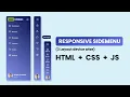 Responsive Sidebar with CSS JS HTML xmoritutorials Dashboard Sidebar Menu