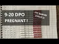 9-20 DPO TTC CYCLE 11 POSITIVE CYCLE ovulation pregnancy tests JessssLife